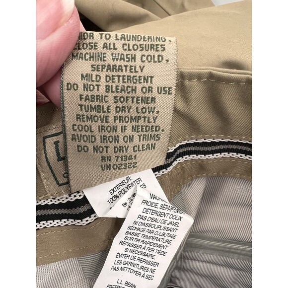 LL Bean Men's Water-Resistant Cresta Hiking Pants Standard Fit 38X33 Lightweight - Picture 13 of 14